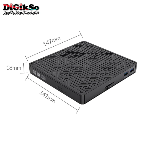 درایو نوری و کارت ریدر اکسترنال اوریکو مدل XD008