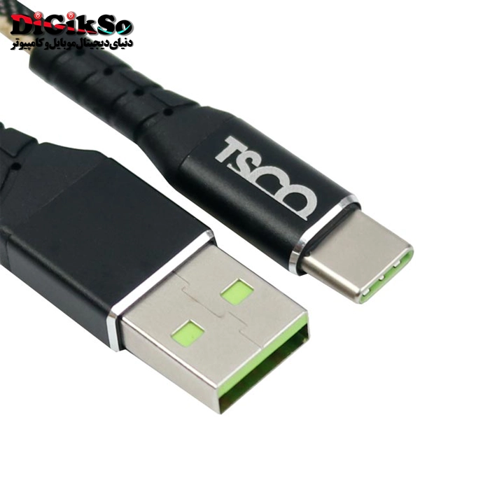 کابل شارژ Type-C به USB تسکو مدل TC C72N به طول 1 متر