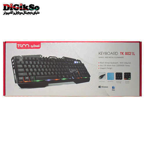 کیبورد گیمینگ تسکو مدل TSCO TK 8021L