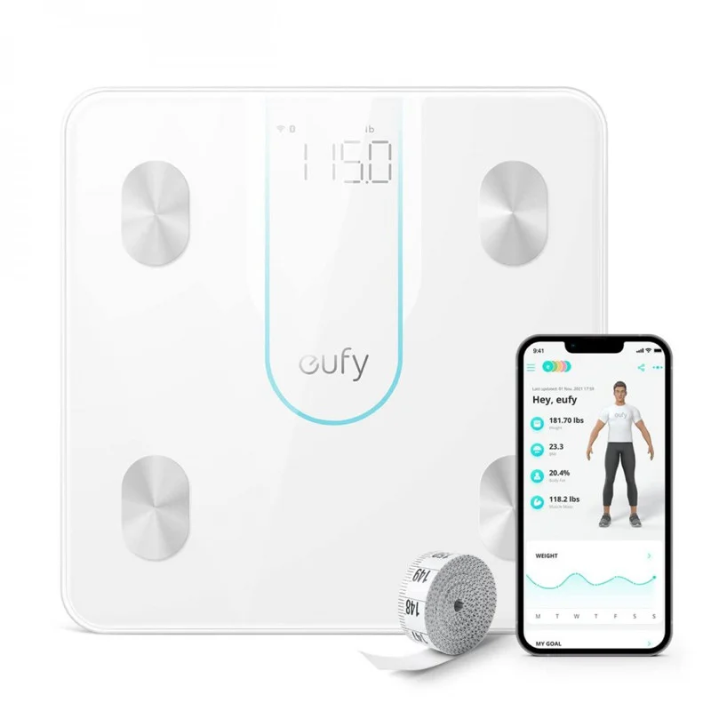 ترازو دیجیتال هوشمند انکر مدل Anker Eufy Smart Scale P2 T9148K21
