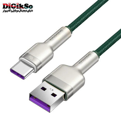 کابل فست شارژ تایپ سی (Type-C) باسئوس مدل CATJK به طول 1 متر