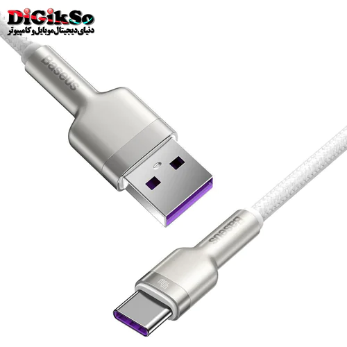کابل فست شارژ تایپ سی (Type-C) باسئوس مدل CATJK به طول 1 متر