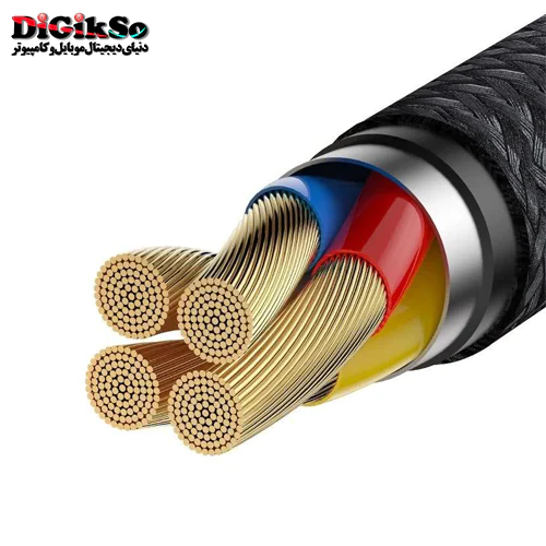 کابل فست شارژ تایپ سی (Type-C) باسئوس مدل CATKLF به طول 1 متر