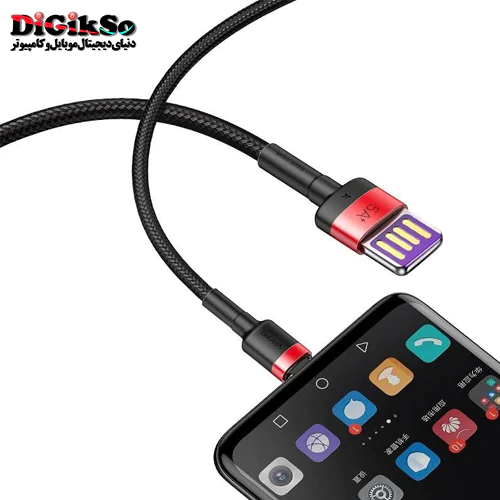 کابل فست شارژ تایپ سی (Type-C) باسئوس مدل CATKLF به طول 1 متر