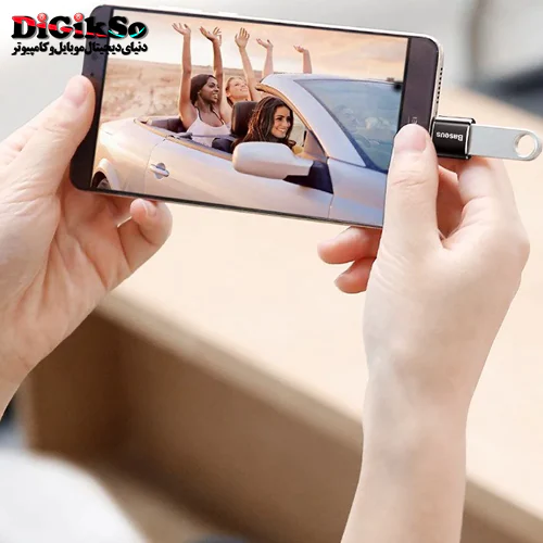 مبدل USB به Type-C باسئوس مدل CATOTG-01