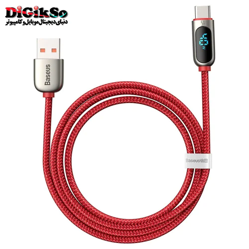 کابل فست شارژ Type-C باسئوس مدل CATSK به طول 1 متر