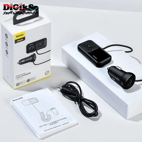 شارژر فندکی و پخش کننده بلوتوث باسئوس مدل CCTM-E01