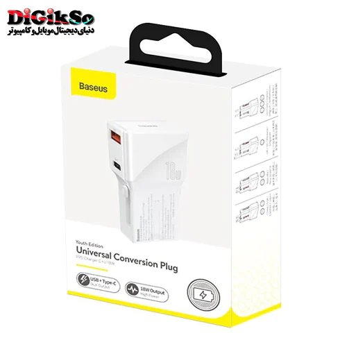 شارژر موبایل دیواری باسئوس مدل Baseus CCTY-02