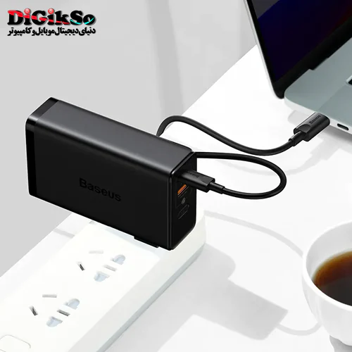 پاور بانک 10000 و شارژر دیواری باسئوس مدل PPHD010001