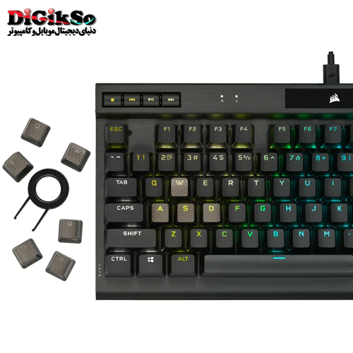 کیبورد گیمینگ مکانیکال کورسیر مدل K70 RGB TKL