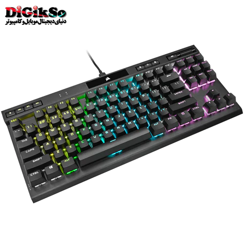 کیبورد گیمینگ مکانیکال کورسیر مدل K70 RGB TKL