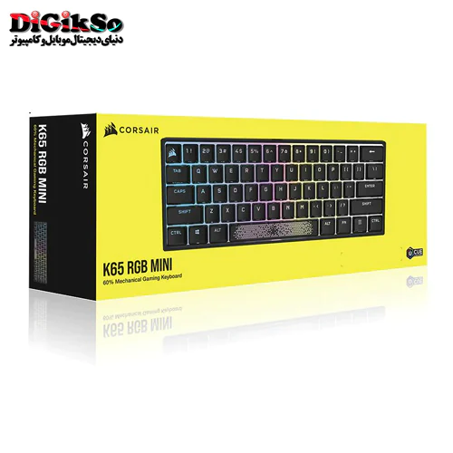 کیبورد گیمینگ مکانیکال کورسیر مدل K65 RGB Mini