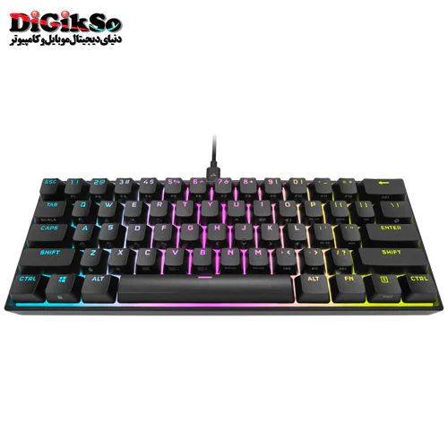 کیبورد گیمینگ مکانیکال کورسیر مدل K65 RGB Mini