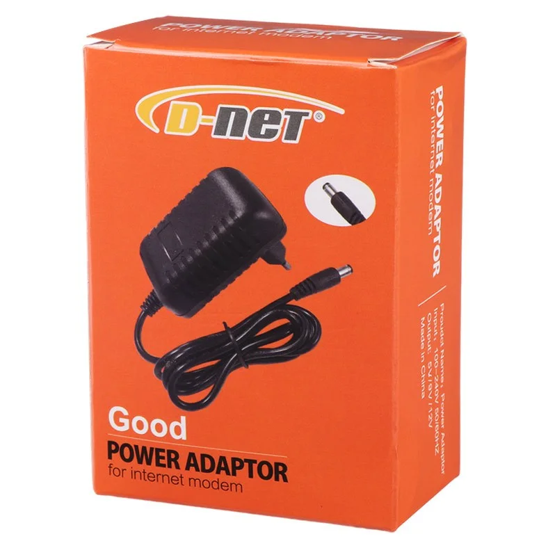 آداپتور دی نت مدل D-net CKS-1210 12V 1A فیش درشت