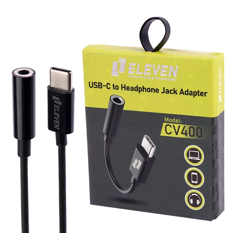 تبدیل Type-C به AUX ایلون مدل Eleven CV400