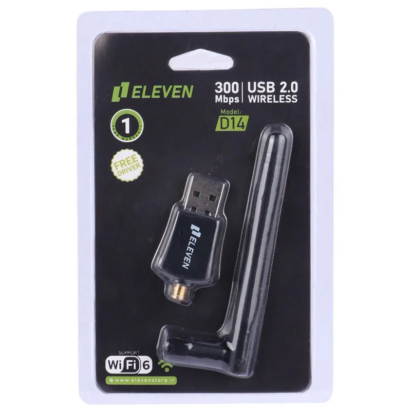 کارت شبکه بی سیم آنتن دار ایلون مدل Eleven D14