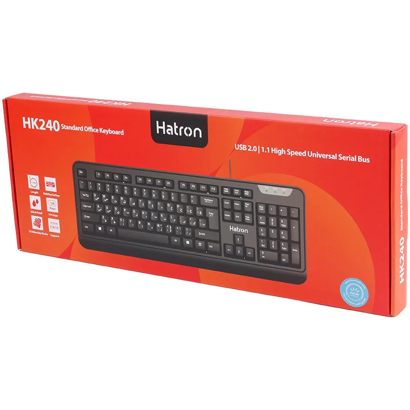 کیبورد هترون مدل HK240