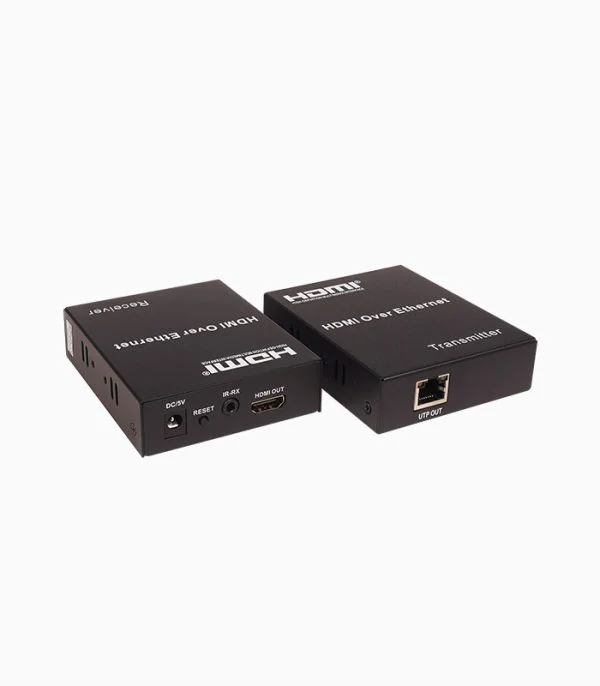 اکستندر HDMI بر روی کابل شبکه CAT6 کی نت مدل K-EXHD0200 تا ۲۰۰ متر