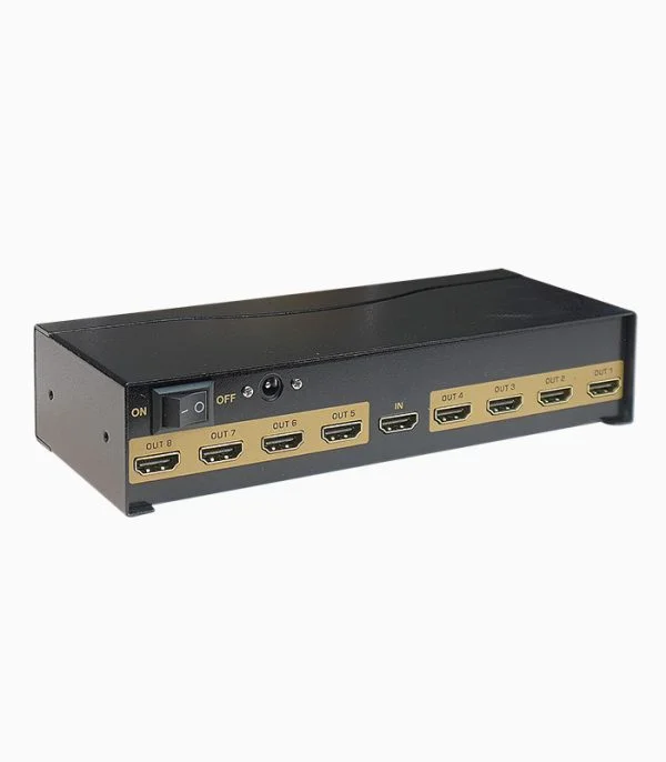 اسپلیتر HDMI V1.4 کی نت پلاس ۸ پورت مدل KP-SPHD1408