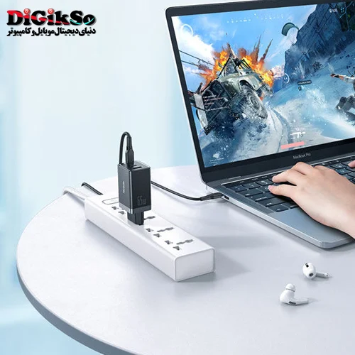 شارژر دیواری Qualcomm مک دودو مدل CH-1542 Gan5 PRO با کابل تایپ سی