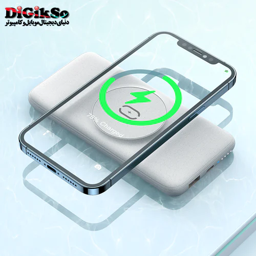 پاوربانک شارژ وایرلس مک دودو Mag Safe MC-8770 با ظرفیت 10000 میلی آمپر