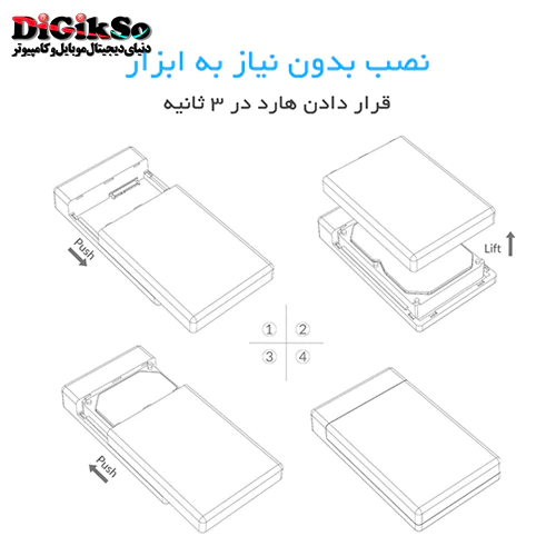 باکس هارد 3.5 اینچ اوریکو مدل 3588US3