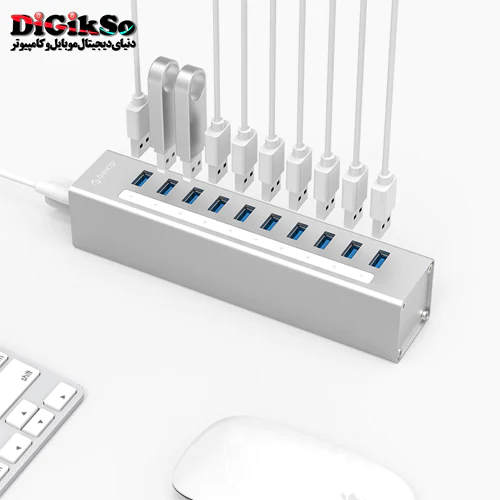 هاب 10 پورت USB 3.0 اوریکو مدل A3H10