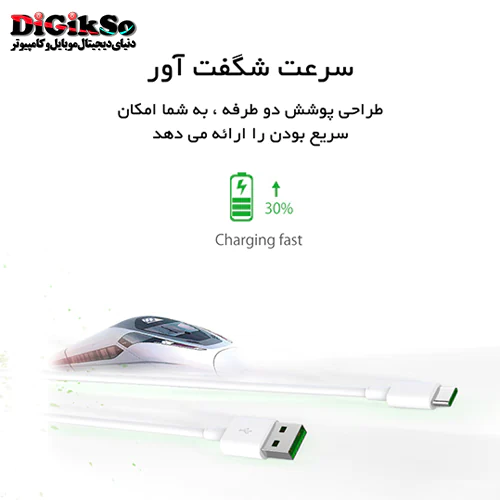 کابل فست شارژ تایپ سی (Type-C) اوریکو مدل ATC-10 به طول 1 متر