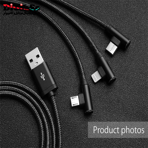 کابل شارژ سه سر اوریکو مدل H3S-12 به طول 1.2 متر