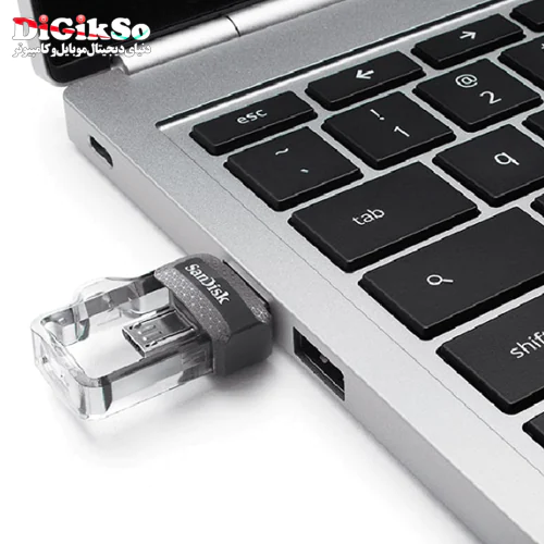 فلش OTG سن دیسک USB3.0 مدل Ultra Dual Drive M3 SDDD3 ظرفیت 16 گیگ