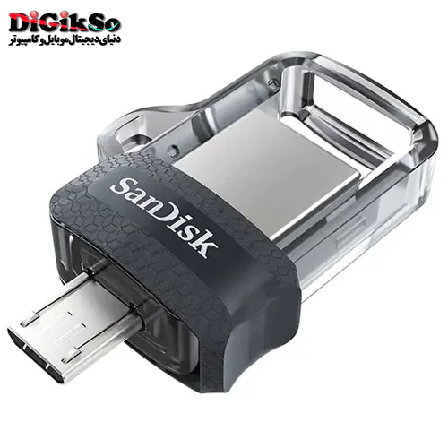 فلش OTG سن دیسک USB3.0 مدل Ultra Dual Drive M3 SDDD3 ظرفیت 64 گیگ