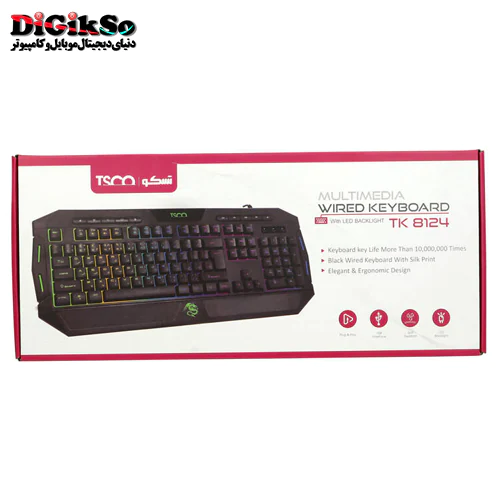 کیبورد گیمینگ تسکو مدل TSCO GK 8124