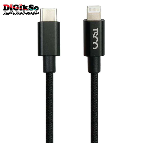 کابل شارژ تایپ سی به لایتنینگ تسکو مدل TC PD200 به طول 1.5 متر