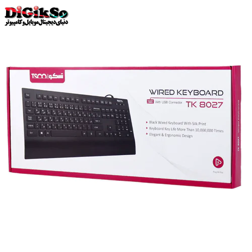 کیبورد تسکو مدل TSCO TK 8027