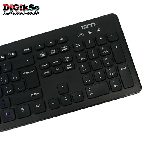 کیبورد و ماوس بی سیم تسکو مدل TSCO TKM 7011W