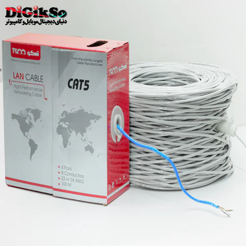 کابل شبکه Cat5 تسکو مدل TSCO TNC 1020 UTP متراژ دلخواه