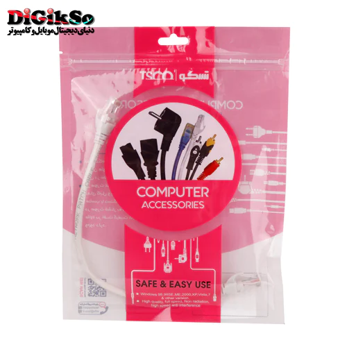 کابل شبکه Cat6 تسکو مدل TNC 603 UTP به طول 0.3 متر
