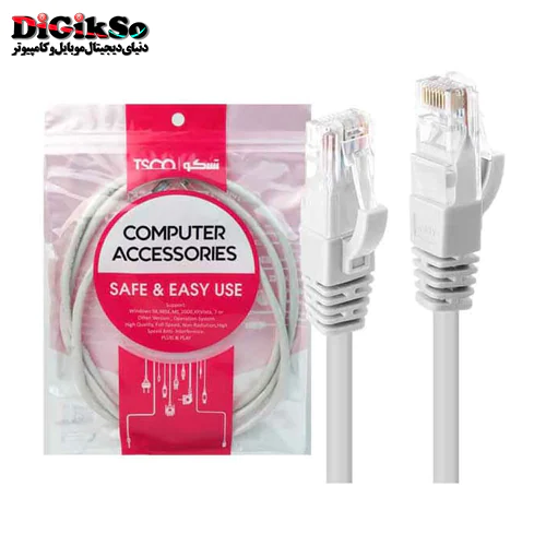کابل شبکه Cat6 تسکو مدل TSCO TNC 620 FTP به طول 2 متر