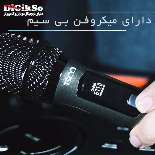 اسپیکر بلوتوثی قابل حمل حرفه ای تسکو مدل Trolley TS 2085