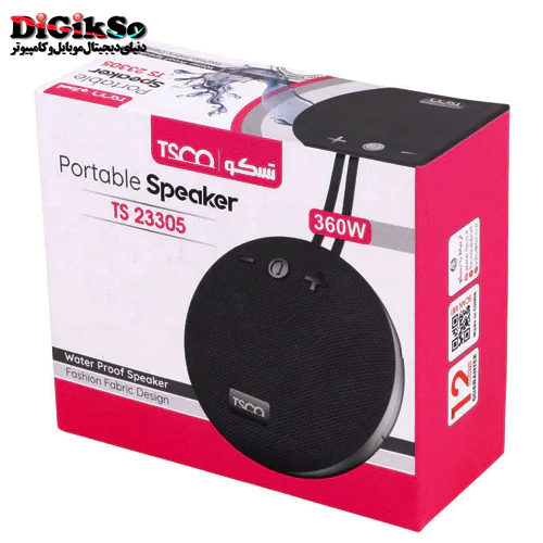 اسپیکر بلوتوثی قابل حمل تسکو TS 23305