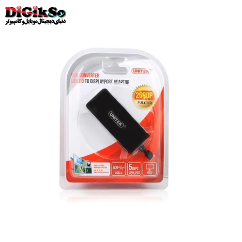 تبدیل USB به Display Port یونیتک مدل Y-3703