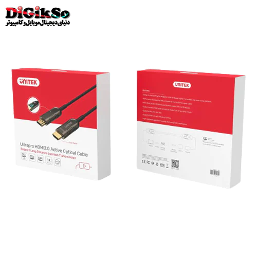 کابل HDMI 2.0 یونیتک مدل Y-C1034BK به طول 60 متر
