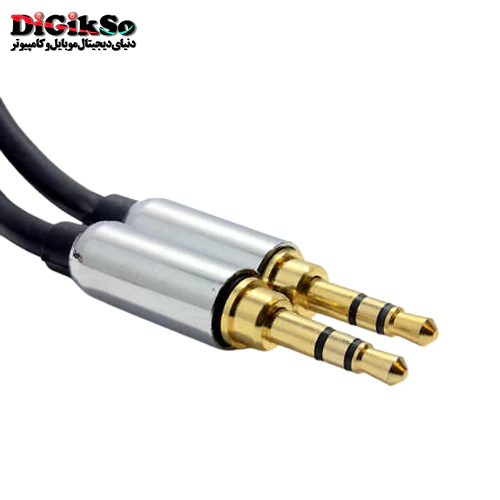 کابل AUX فنری یونیتک مدل Y-C922ABK به طول 1.5 متر