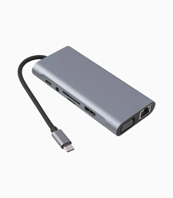 هاب چندکاره 11 پورت Type C کی نت مدل K-MFCMS1011